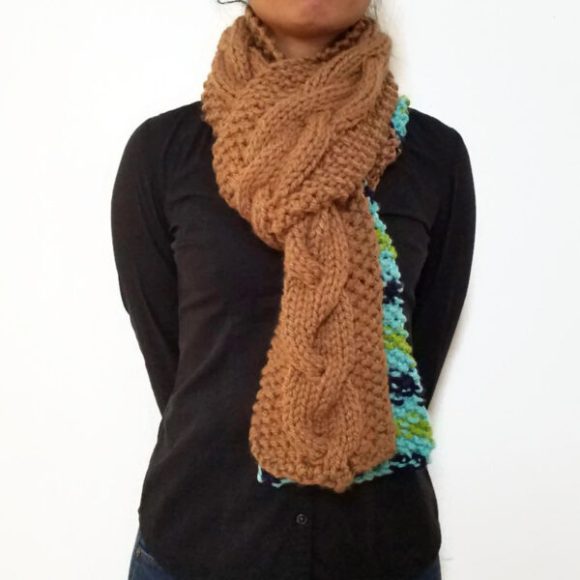 Earth Cable Scarf With Strap Vone Kevitz