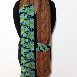 Earth Cable Scarf With Strap Vone Kevitz