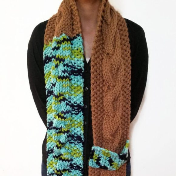 Earth Cable Scarf With Strap Vone Kevitz