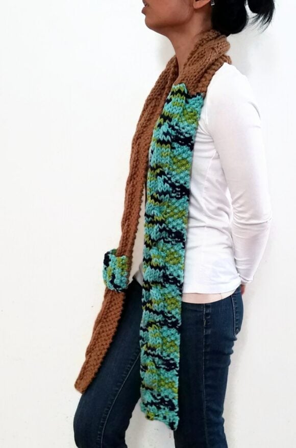 Earth Cable Scarf With Strap Vone Kevitz