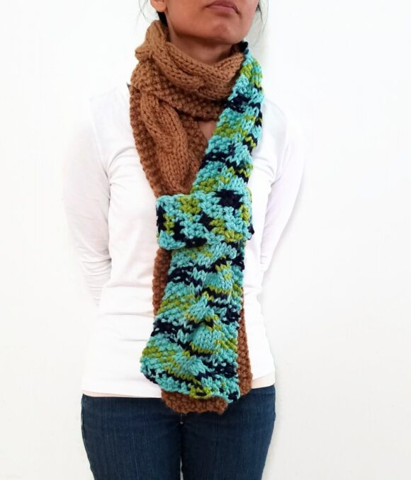 Earth Cable Scarf With Strap Vone Kevitz