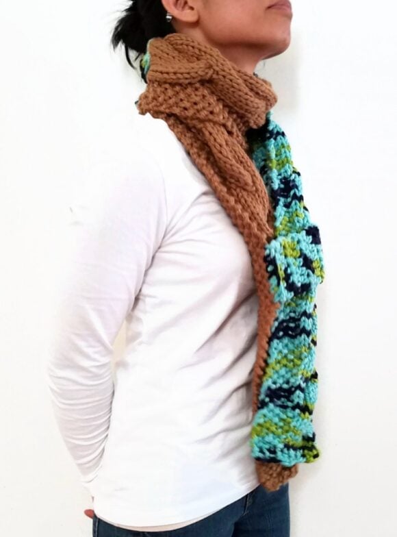 Earth Cable Scarf With Strap Vone Kevitz