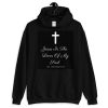 Jesus Lover Of My Soul Cross Unisex Hoodie - Image 4