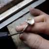 White Opal ring, Gemstone ring, Rustic ring, Stacking ring, Unique ring, Ring for women - Image 9