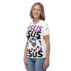 Jesus King Of My Heart Women's All Over Print T-shirt - Image 5