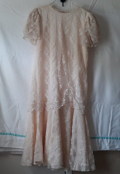 Michael Marcella Vintage Pale Pink Lace Dress | Galilee Life