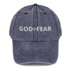 GOD IS GREATER THAN FEAR Vintage Hat - Image 2