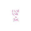 I will walk in Faith Stickers - Image 2