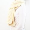 Vone Kevitz Antique White Cable Scarf