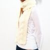Vone Kevitz Antique White Cable Scarf