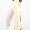 Vone Kevitz Antique White Cable Scarf