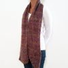 Vone Kevitz Purple Boucle Scarf