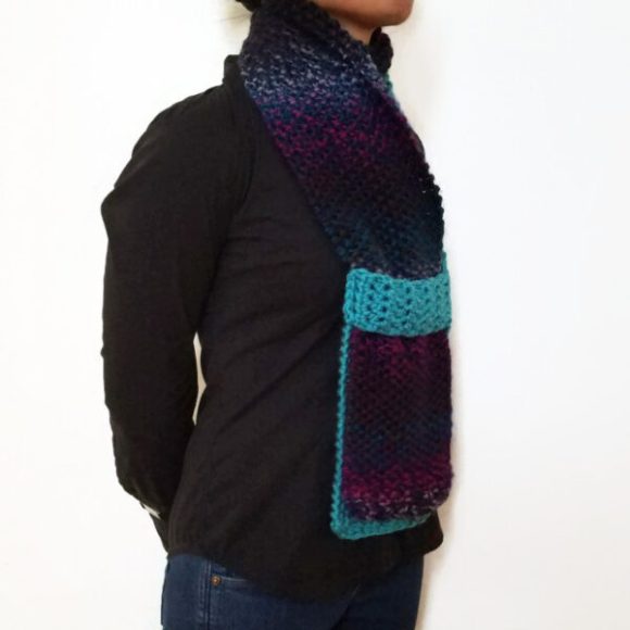 Vone Kevitz Dark Azure Multi KETURAH Scarf