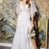 LAYERED A-LINE WEDDING GOWN