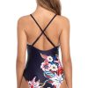 FLORAL NAVY ONE PIECE SWIMSUIT - Image 4