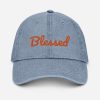 Blessed Denim Dad Hat - Image 9