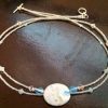 Aqua Beaded Necklace - Image 2