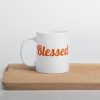 Blessed White Glossy Mug - Image 4