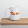 Blessed White Glossy Mug - Image 7