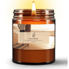 Beach Walk Natural Wax Candle in Amber Jar - Image 2