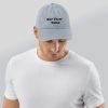 Not Today Satan Denim Dad Hat - Image 6