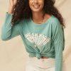 A Mineral Washed Knit Top