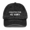 Created For His Glory Unisex Vintage Cotton Twill Cap - Image 2