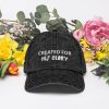 Created For His Glory Unisex Vintage Cotton Twill Cap - Image 6