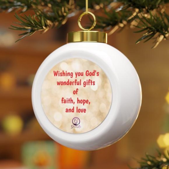 Faith Hope Love Ornament