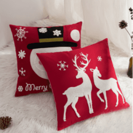3 Styles Christmas Throw Pillow Cover  