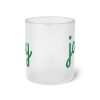 Joy Frosted Glass Mug - Image 3