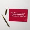 The Beauty Of The Season Christmas Card - Image 2
