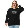 God Is The CEO Of My Business Unisex Organic Sweatshirt - Image 13