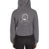 NOT LUCK JUST PRAYER EMBROIDERED CROP HOODIE - Image 9
