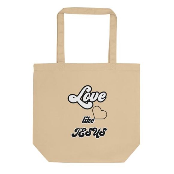 Love Like Jesus Eco Tote Bag - Image 3