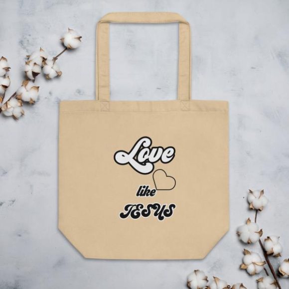 Love Like Jesus Eco Tote Bag - Image 7