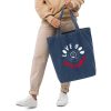 Love God Love People Organic Denim Tote Bag - Image 6