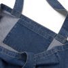 Love God Love People Organic Denim Tote Bag - Image 5