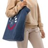 Love God Love People Organic Denim Tote Bag - Image 8