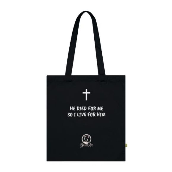 He Died For Me Organic Cotton Tote Bag