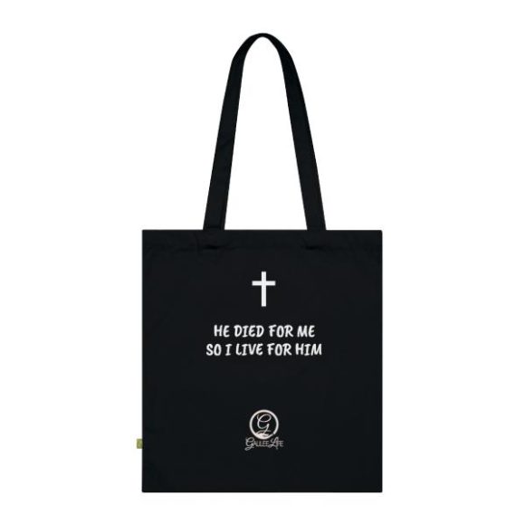 He Died For Me Organic Cotton Tote Bag