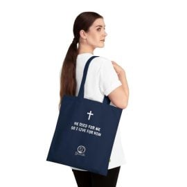 He Died For Me Organic Cotton Tote Bag