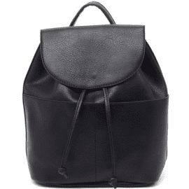 Fashion Flap Drawstring Backpack