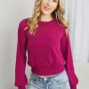 Gilli Full Size Tied Open Back Knit Top
