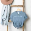 God Is My Judge Cursive Short Sleeve Graphic Tee - Image 4
