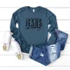Only Talking To Jesus Today Long Sleeve Tee - Image 4