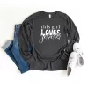 This Girl Loves Jesus Heart Long Sleeve Tee - Image 3