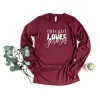 This Girl Loves Jesus Heart Long Sleeve Tee - Image 2