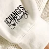 Heart/Cross Left Chest CrewNeck Sweatshirt