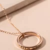 Faith Hope Love Circle Necklace - Image 7